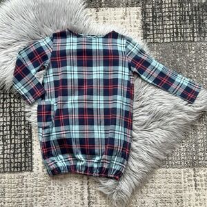 BOY + GIRL Flimflam Turquoise‎ Plaid Dress Size 8-9Y ($82)